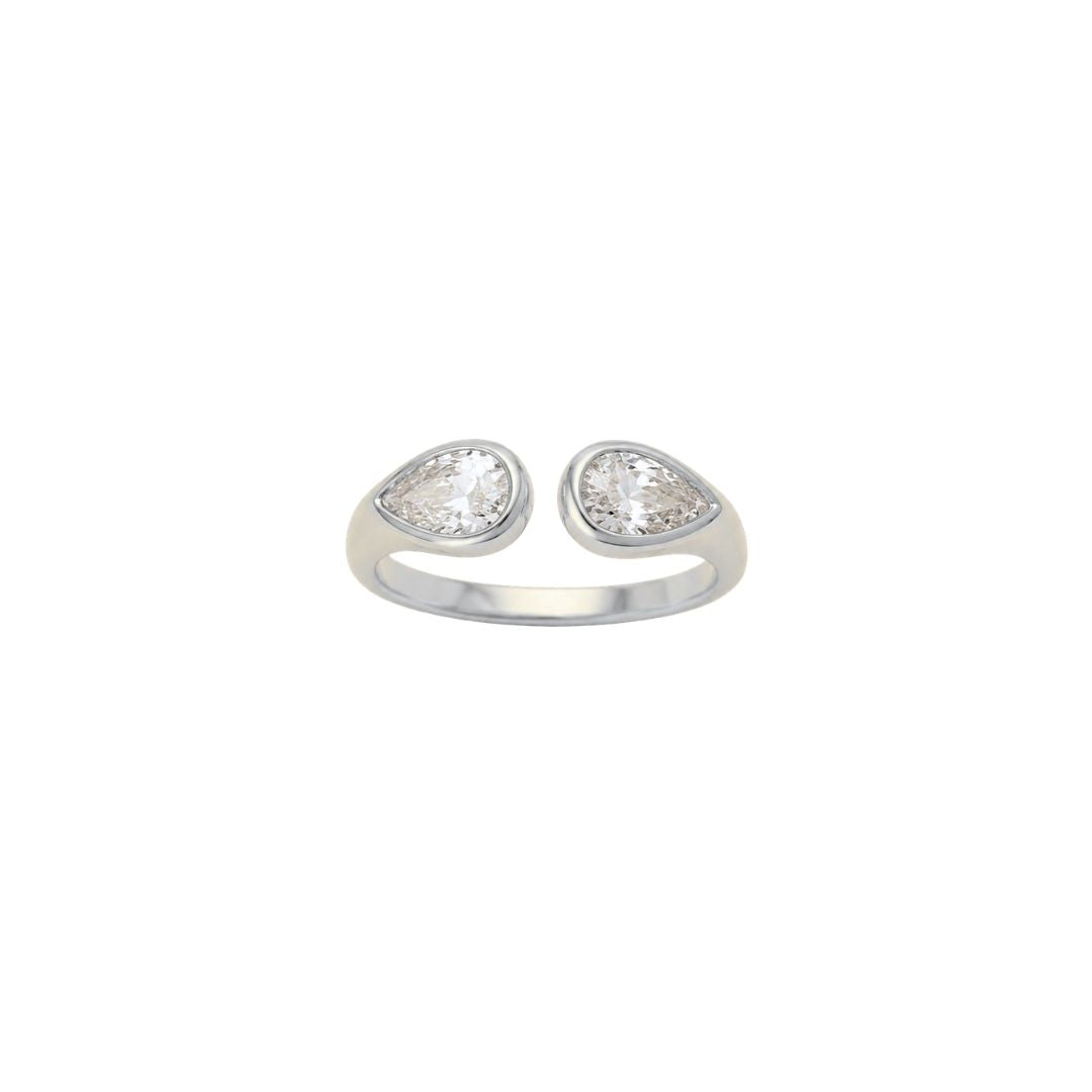 Twin Drop Ring