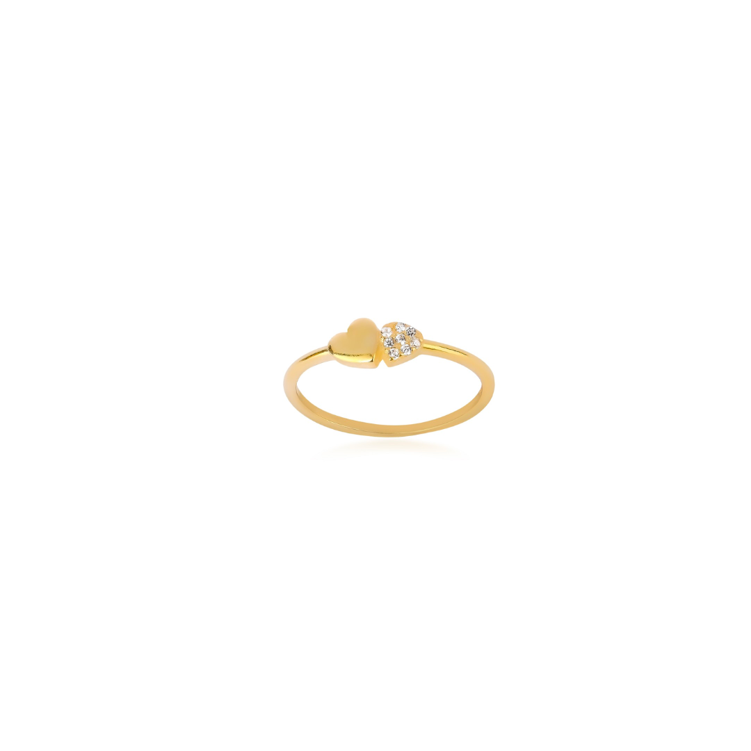 Δαχτυλίδι από ασήμι 925 επιχρυσωμένο με 24Κ χρυσό